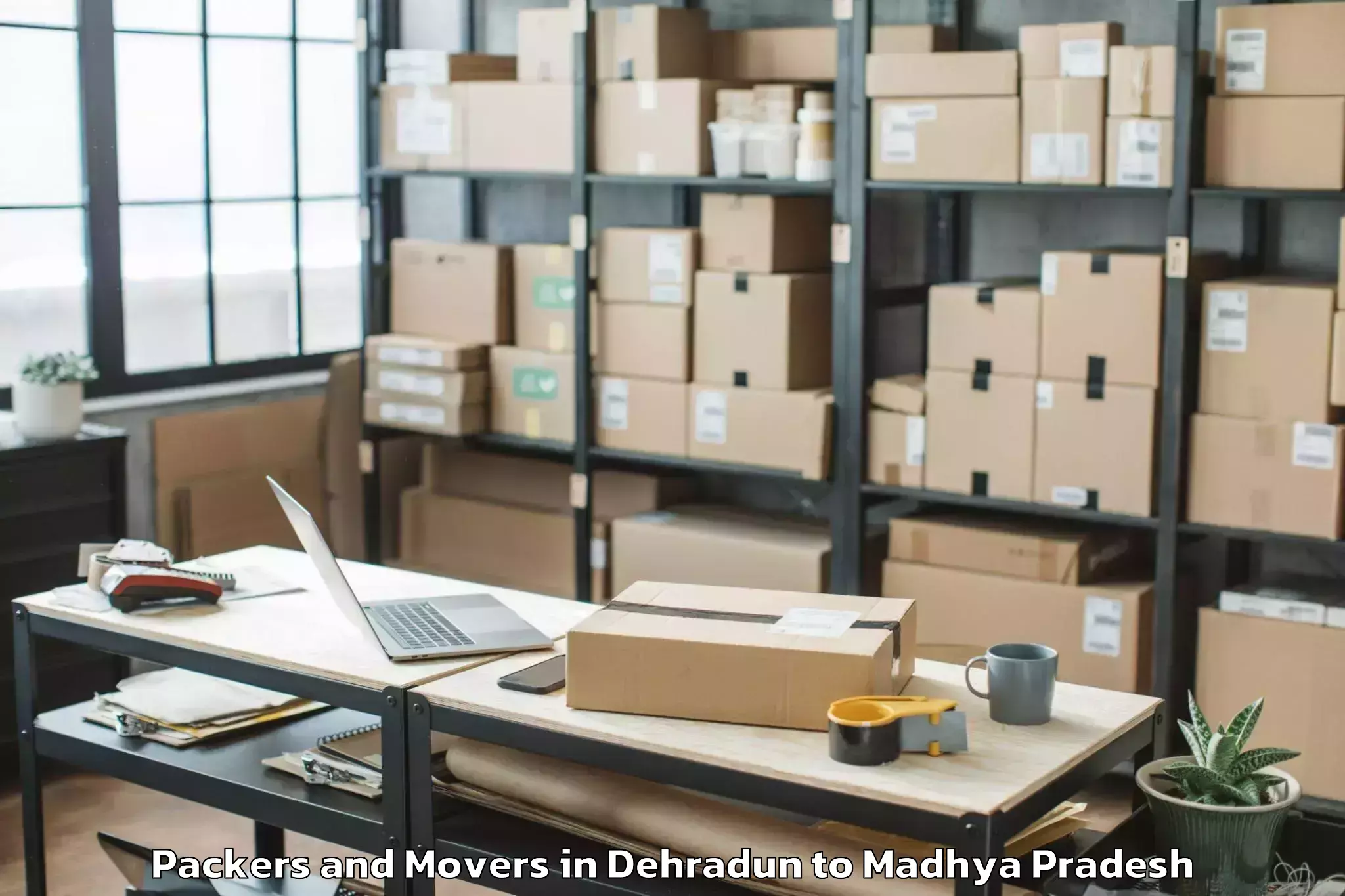 Book Dehradun to Majhauli Packers And Movers